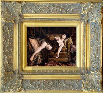Antique Corner Frame œuvres - WB 28 antique cadre de peinture à l’huile corner
